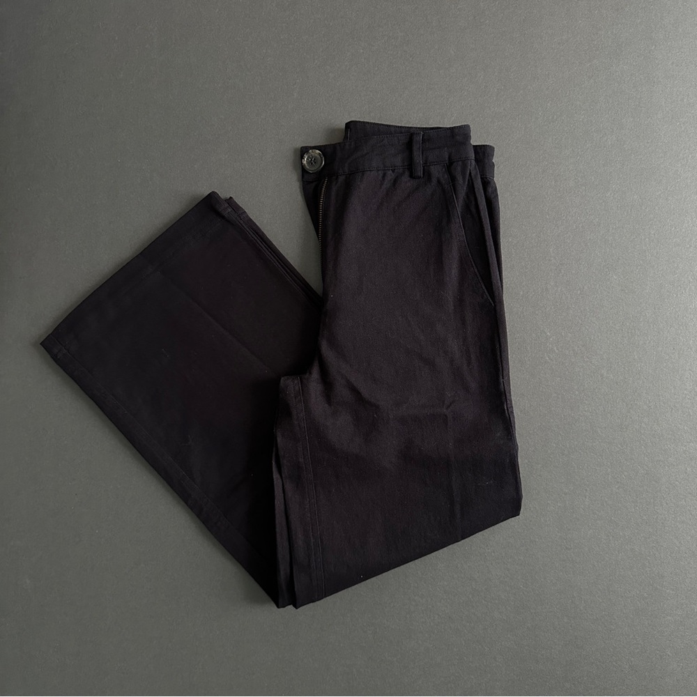 ABLE Aarti Wide Leg Crop Pant Black